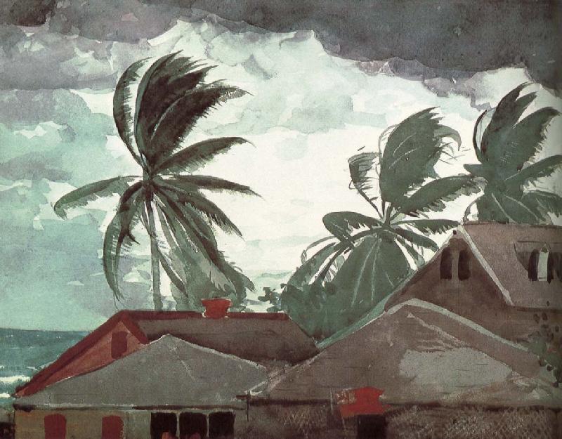 Winslow Homer Hurricane oil painting picture